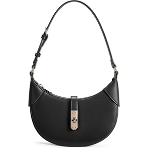 image:imageBOSTANTEN Shoulder Bags for Women Small Crescent Moon Underarm Purse Trendy Vegan Leather HandbagBlack