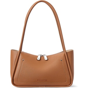 image:imageBOSTANTEN Small Hobo Bags for Women Shoulder Bag for Women Trendy Designer Winter Purse Vegan Leather HandbagAbrown