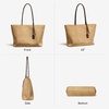 image:imageBOSTANTEN Suede Tote Bag Large Shoulder HandbagApricot