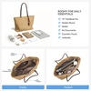 image:imageBOSTANTEN Suede Tote Bag Large Shoulder HandbagApricot