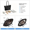 image:imageBOSTANTEN Suede Tote Bag Large Shoulder HandbagBlack