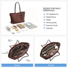 image:imageBOSTANTEN Suede Tote Bag Large Shoulder HandbagCoffee