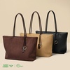 image:imageBOSTANTEN Suede Tote Bag Large Shoulder HandbagCoffee