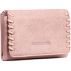image:imageBOSTANTEN Small Wallet Women RFID Blocking Card Holder with Zipper Pocket  Soft Suede Pebble Leather Trifold ID Window Compact for Small Purse Daily Travel GiftsPink