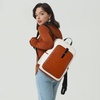 image:imageBOSTANTEN Leather Laptop Backpack for Women156 inch Computer Backpack Purse College Daypack Work Travel Bag BeigebrownBmbeigeyellow