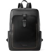 image:imageBOSTANTEN Leather Laptop Backpack for Women156 inch Computer Backpack Purse College Daypack Work Travel Bag BeigebrownPlain Black