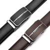 image:imageBOSTANTEN Leather Ratchet Belts for Men 2 Pack Trimmable 1 38 Gift Boxed  Smooth Sliding Micro Adjustable Buckle Tailored Size Holeless Dress or Casual006black and Coffee