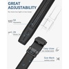 image:imageBOSTANTEN Leather Ratchet Belts for Men 2 Pack Trimmable 1 38 Gift Boxed  Smooth Sliding Micro Adjustable Buckle Tailored Size Holeless Dress or Casual003black and Coffee