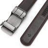 image:imageBOSTANTEN Ratchet Belts for Men Leather Trim to Fit 1 38 Gift Boxed  MicroAdjustable Buckle Smooth Sliding Customizable Fit Holeless Dress and Casual005coffee