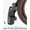 image:imageBOSTANTEN Ratchet Belts for Men Leather Trim to Fit 1 38 Gift Boxed  MicroAdjustable Buckle Smooth Sliding Customizable Fit Holeless Dress and Casual012  Black  Brown