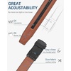 image:imageBOSTANTEN Ratchet Belts for Men Leather Trim to Fit 1 38 Gift Boxed  MicroAdjustable Buckle Smooth Sliding Customizable Fit Holeless Dress and Casual012  Black  Brown