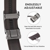 image:imageBOSTANTEN Ratchet Belts for Men Leather Trim to Fit 1 38 Gift Boxed  MicroAdjustable Buckle Smooth Sliding Customizable Fit Holeless Dress and Casual005coffee