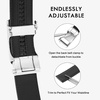 image:imageBOSTANTEN Ratchet Belts for Men Leather Trim to Fit 1 38 Gift Boxed  MicroAdjustable Buckle Smooth Sliding Customizable Fit Holeless Dress and Casual006black