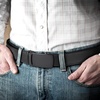 image:imageBOSTANTEN Ratchet Belts for Men Leather Trim to Fit 1 38 Gift Boxed  MicroAdjustable Buckle Smooth Sliding Customizable Fit Holeless Dress and Casual012  Black  Brown