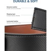 image:imageBOSTANTEN Ratchet Belts for Men Leather Trim to Fit 1 38 Gift Boxed  MicroAdjustable Buckle Smooth Sliding Customizable Fit Holeless Dress and Casual011  Black