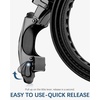 image:imageBOSTANTEN Ratchet Belts for Men Leather Trim to Fit 1 38 Gift Boxed  MicroAdjustable Buckle Smooth Sliding Customizable Fit Holeless Dress and Casual002black