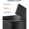 image:imageBOSTANTEN Ratchet Belts for Men Leather Trim to Fit 1 38 Gift Boxed  MicroAdjustable Buckle Smooth Sliding Customizable Fit Holeless Dress and Casual032black  Twill