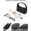 image:imageBOSTANTEN Small Black Purse for Women Vegan Leather Handbag Trendy Shoulder Bag with Adjustable StrapBlack