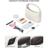 image:imageBOSTANTEN Small Black Purse for Women Vegan Leather Handbag Trendy Shoulder Bag with Adjustable StrapWhite