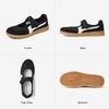 image:imageBOSTANTEN Women Mary Jane Sneakers Retro Ballet Style HookandLoop Strap  Cute Ballerina Style with Suede Round Toe and Adjustable Straps Ultra Flexible and Lightweight Sole Padded Heel CollarBlack