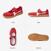 image:imageBOSTANTEN Women Mary Jane Sneakers Retro Ballet Style HookandLoop Strap  Cute Ballerina Style with Suede Round Toe and Adjustable Straps Ultra Flexible and Lightweight Sole Padded Heel CollarRed