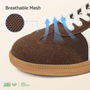 image:imageBOSTANTEN Womens Fashion Sneakers Retro LaceUp Casual Shoes with Mesh  Breathable Mesh or Soft Suede Upper Padded Heel Collar Ultra Flexible Sole Cute Contrast Panels Extra Laces IncludedCoffee