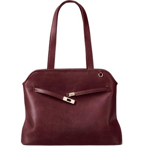 image:imageBOSTANTEN Work Tote Bag for Women Vegan Leather Vintage PurseBurgundy