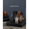 image:imageBOSTANTEN Leather Ratchet Belts for Men 2 Pack Trimmable 1 38 Gift Boxed007black and Brown