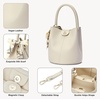 image:imageBOSTANTEN Small Crossbody Bags for Women Vegan Leather Purse Bucket bagBeige