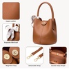 image:imageBOSTANTEN Small Crossbody Bags for Women Vegan Leather Purse Bucket bagBrown