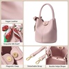 image:imageBOSTANTEN Small Crossbody Bags for Women Vegan Leather Purse Bucket bagPink