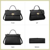 image:imageBOSTANTEN Handbags For Women Structured Top Handle Purse Vintage Satchel BagBlack
