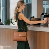 image:imageBOSTANTEN Handbags For Women Structured Top Handle Purse Vintage Satchel BagBrown