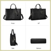 image:imageBOSTANTEN Handbags for Women Work Top Handle Purse Satchel BagsBlackpebble