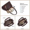 image:imageBOSTANTEN Shoulder Bag for Women with Cherry CharmMedium Bowling PurseCoffee