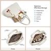 image:imageBOSTANTEN Shoulder Bag for Women with Cherry CharmMedium Bowling PurseWhite