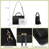image:imageBOSTANTEN Square Purses for Women Structured Designer Satchel HandbagsBlackvegan Leather