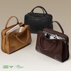 image:imageBOSTANTEN Square Purses for Women Structured Designer Satchel HandbagsBrownsuede