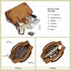 image:imageBOSTANTEN Square Purses for Women Structured Designer Satchel HandbagsBrownsuede