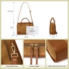 image:imageBOSTANTEN Square Purses for Women Structured Designer Satchel HandbagsBrownsuede