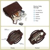image:imageBOSTANTEN Square Purses for Women Structured Designer Satchel HandbagsCoffeesuede