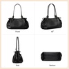 image:imageBOSTANTEN Tote Bag for Women Large Drawstring Dumpling Hobo Shoulder BagBlack