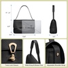 image:imageBOSTANTEN Vintage Shoulder Bag For Women Large Envelope Messenger BagBlack