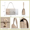 image:imageBOSTANTEN Vintage Shoulder Bag For Women Large Envelope Messenger BagKhaki