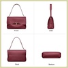 image:imageBOSTANTEN Vintage Shoulder Bag For Women Large Envelope Messenger BagWine Red