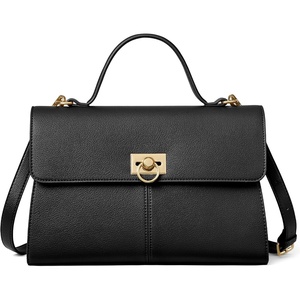 image:imageBOSTANTEN Handbags For Women Structured Top Handle Purse Vintage Satchel BagBlack
