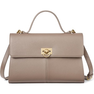 image:imageBOSTANTEN Handbags For Women Structured Top Handle Purse Vintage Satchel BagGrey Brown