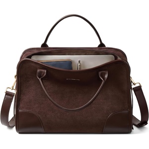 image:imageBOSTANTEN Square Purses for Women Structured Designer Satchel HandbagsCoffeesuede