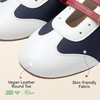 image:imageBOSTANTEN Ballet Sneakers Mary Jane Flats for Women Retro Trainer StyleNavy