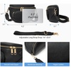 image:imageBOSTANTEN Bum Bag for Women Crossbody Bag with Adjustable Wide StrapFaux Leather Black